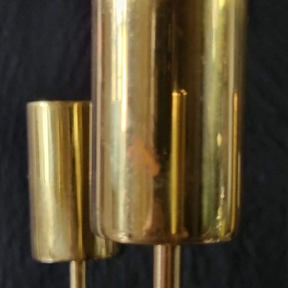 Zodax Mannara Five Tier Brass and Marble Taper Candle Holder (1 of 2) - Picture 6 of 7